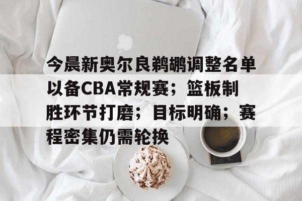 包含今晨新奥尔良鹈鹕调整名单以备CBA常规赛；篮板制胜环节打磨；目标明确；赛程密集仍需轮换的词条